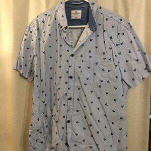 Men's Button Down XL - Sailboats